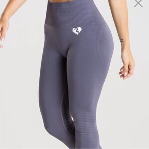 Seamless High-Waisted Leggings - Gray WOMENS BEST used/worn